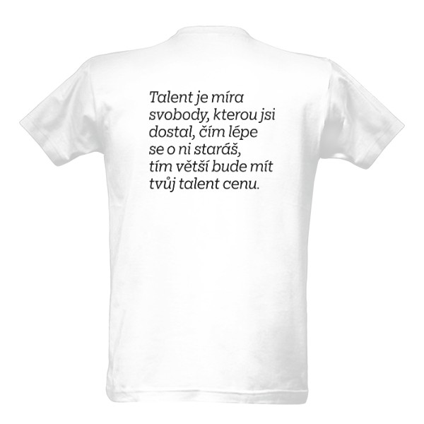Tričko s potiskem Talent